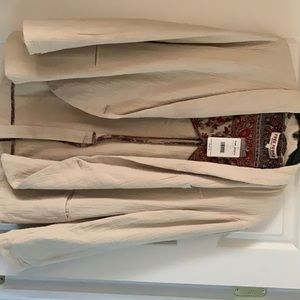 Free People blazer with floral inside